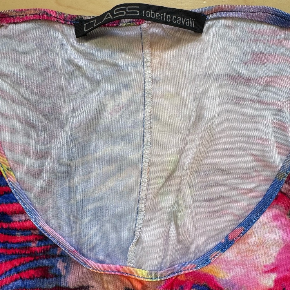 Roberto Cavalli Multicolor Patterned Top - image 3